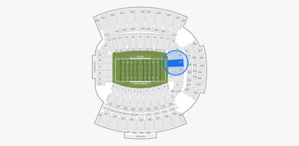 Williams-Brice Stadium Seating Chart