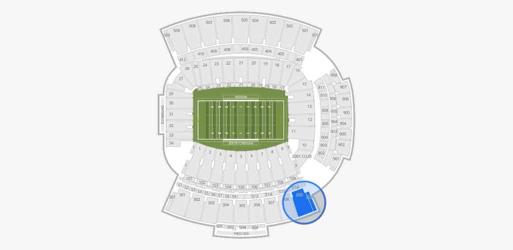 Williams-Brice Stadium Seating Chart