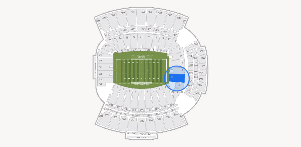 Williams-Brice Stadium Seating Chart