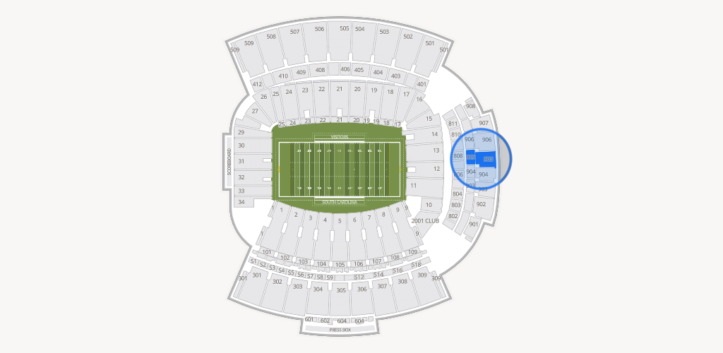 Williams-Brice Stadium Seating Chart