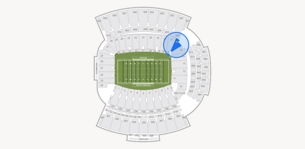Williams-Brice Stadium Seating Chart