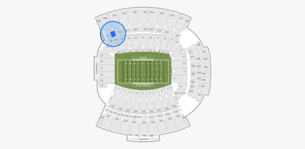 Williams-Brice Stadium Seating Chart