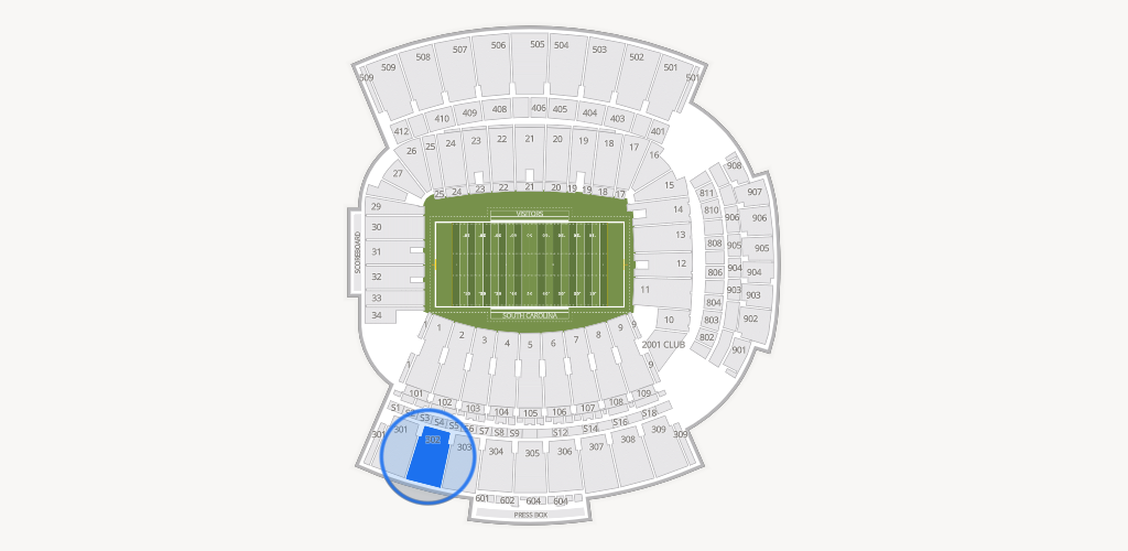 Williams-Brice Stadium Seating Chart