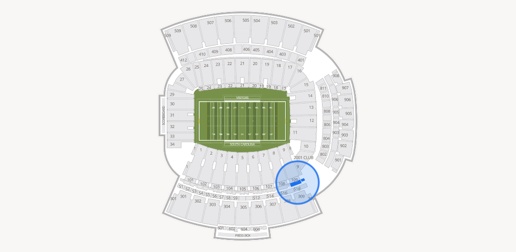 Williams-Brice Stadium Seating Chart