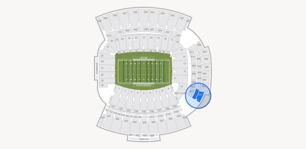 Williams-Brice Stadium Seating Chart