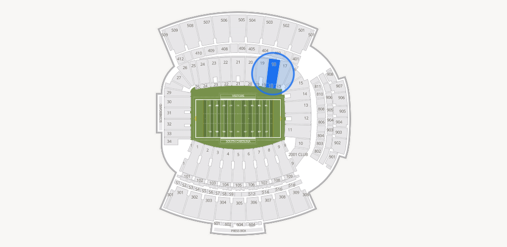 Williams-Brice Stadium Seating Chart
