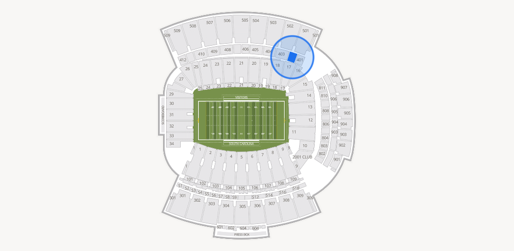 Williams-Brice Stadium Seating Chart