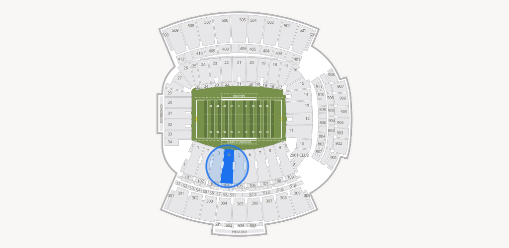 Williams-Brice Stadium Seating Chart