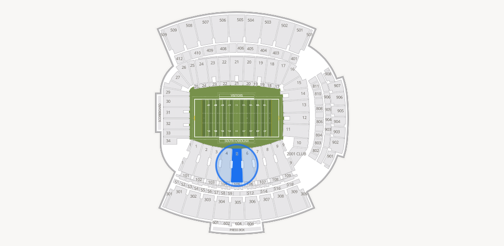 Williams-Brice Stadium Seating Chart