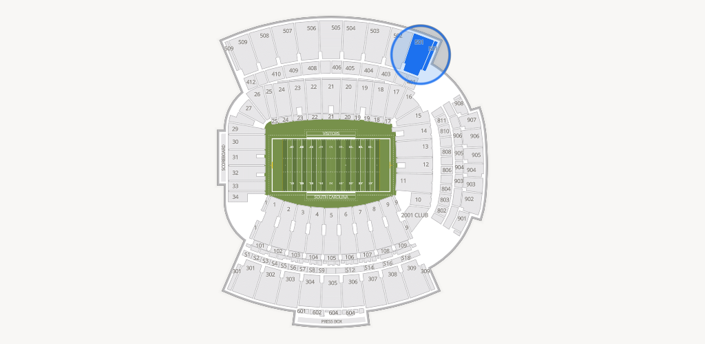 Williams-Brice Stadium Seating Chart