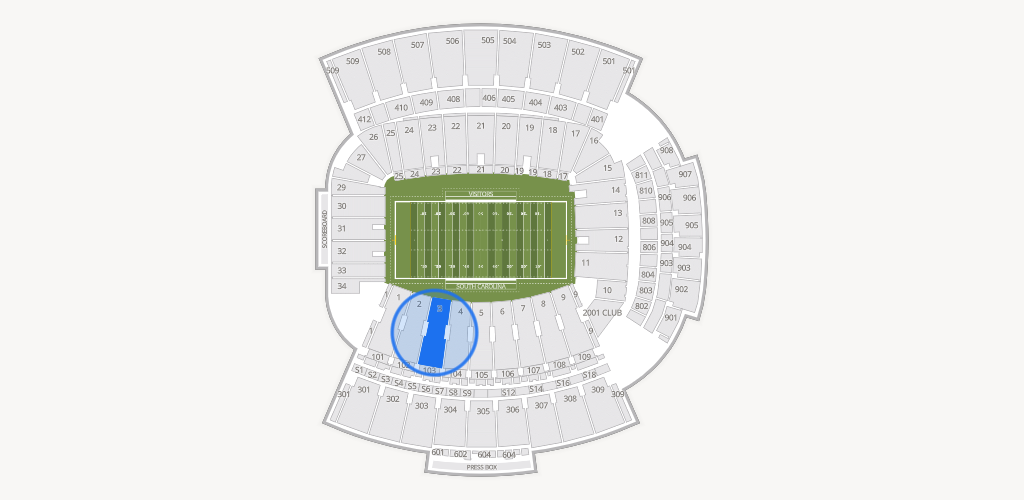 Williams-Brice Stadium Seating Chart