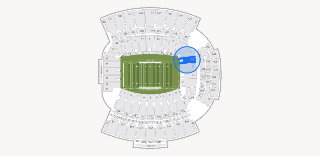 Williams-Brice Stadium Seating Chart