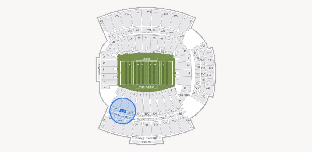 Williams-Brice Stadium Seating Chart