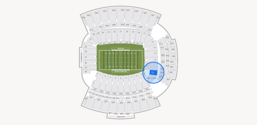 Williams-Brice Stadium Seating Chart