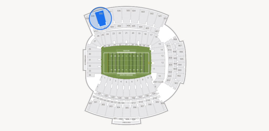 Williams-Brice Stadium Seating Chart