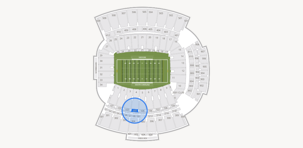 Williams-Brice Stadium Seating Chart