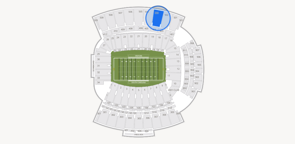 Williams-Brice Stadium Seating Chart