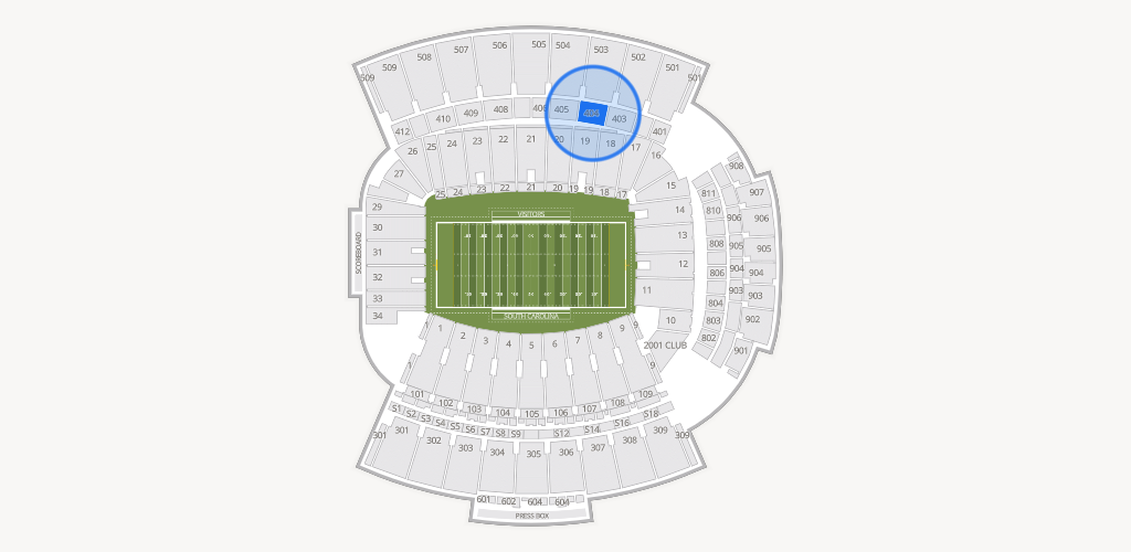 Williams-Brice Stadium Seating Chart