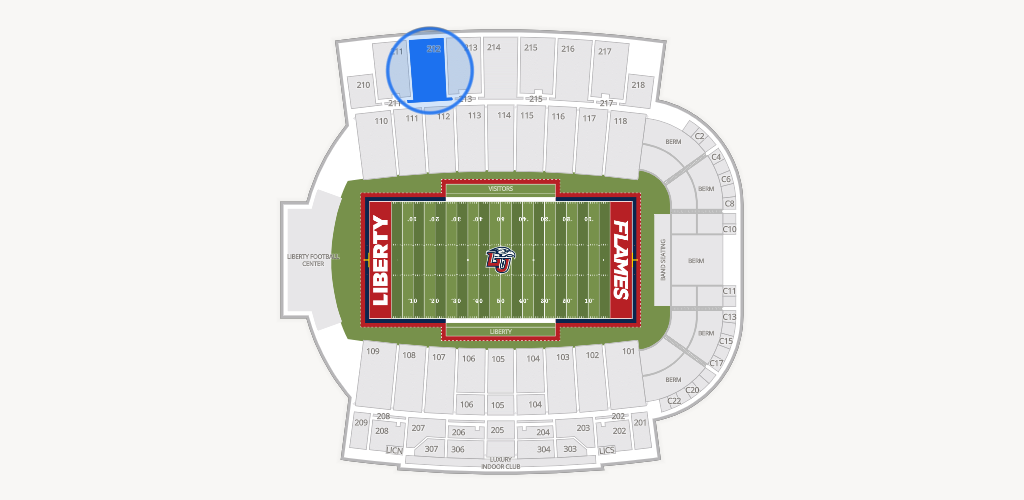 Williams Stadium Seating Chart
