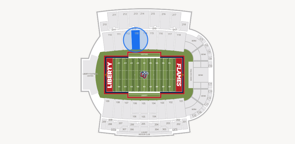 Williams Stadium Seating Chart