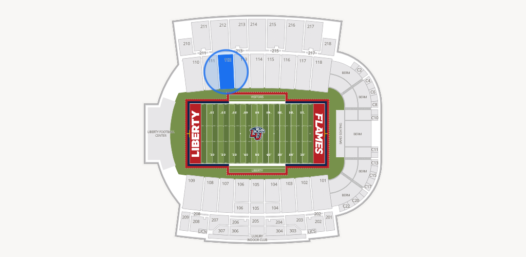 Williams Stadium Seating Chart