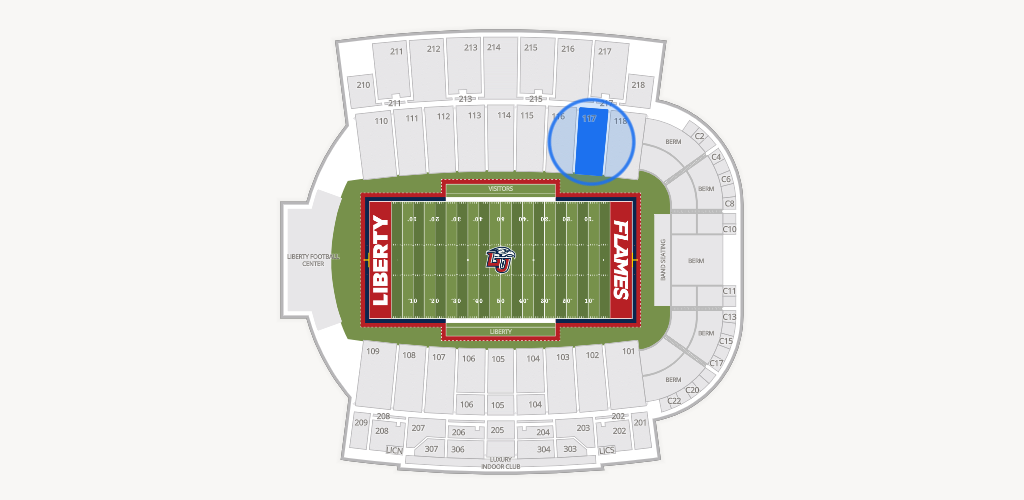 Williams Stadium Seating Chart
