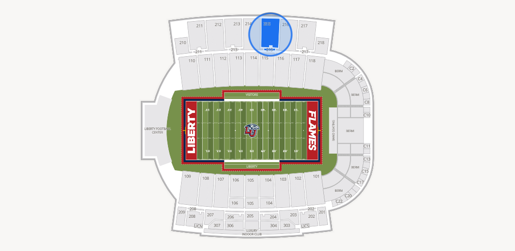 Williams Stadium Seating Chart