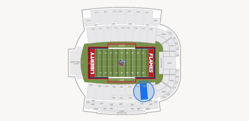 Williams Stadium Seating Chart