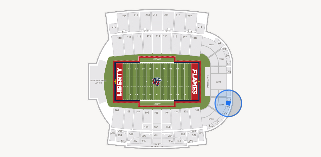Williams Stadium Seating Chart