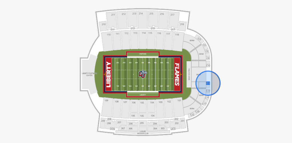 Williams Stadium Seating Chart