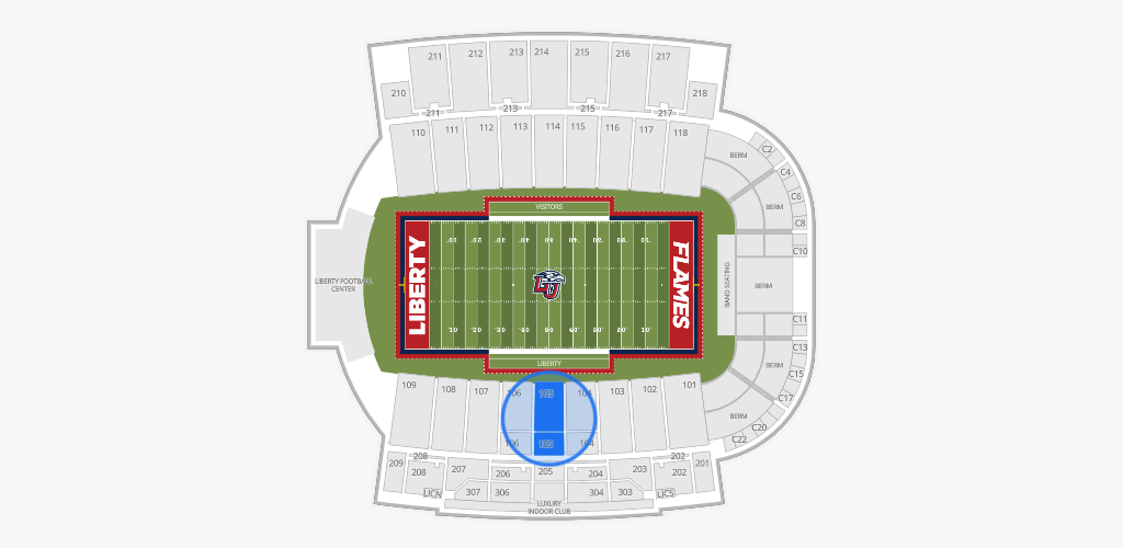 Williams Stadium Seating Chart