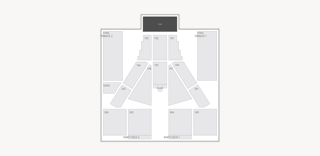 Wind Creek Steel Stage at PNC Plaza Seating Chart