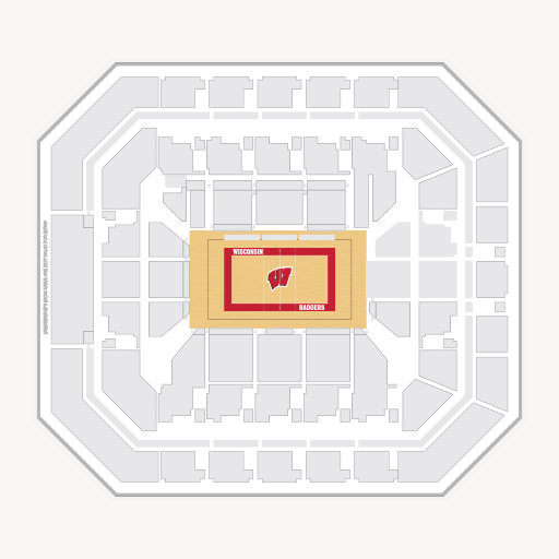 Wisconsin Field House seating chart