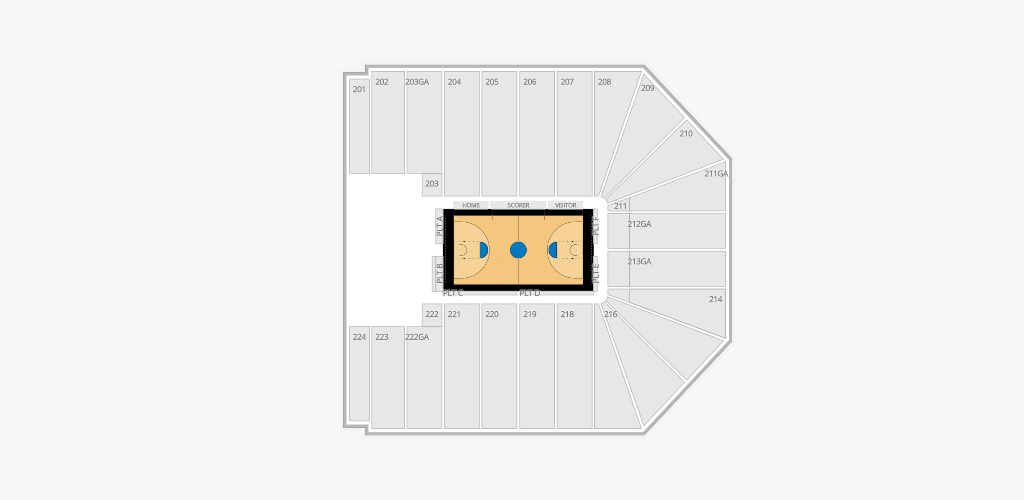 Wright State University Nutter Center Seating Chart