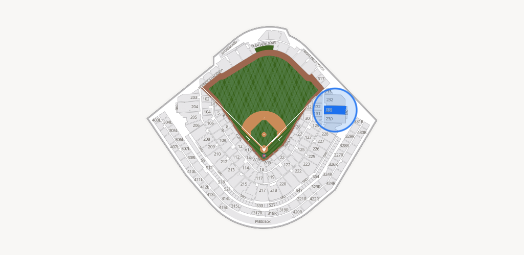 Wrigley Field Seating Chart