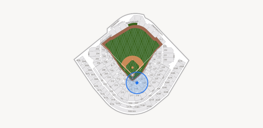 Wrigley Field Seating Chart