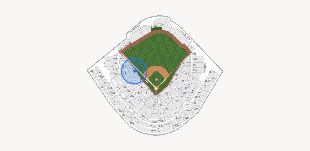 Wrigley Field Seating Chart