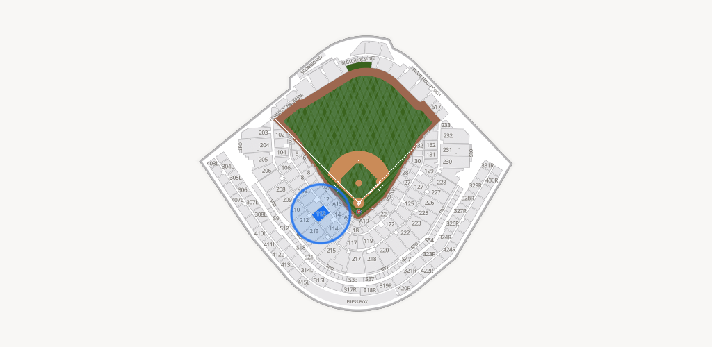 Wrigley Field Seating Chart