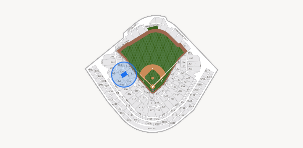 Wrigley Field Seating Chart