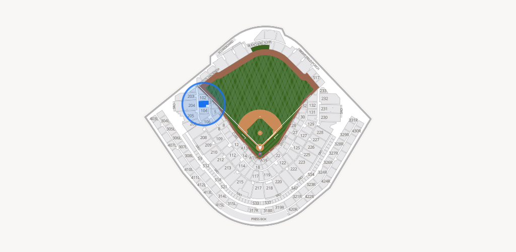 Wrigley Field Seating Chart