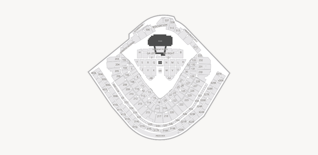 Wrigley Field Seating Chart
