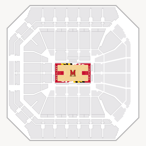 Xfinity Center - MD seating chart