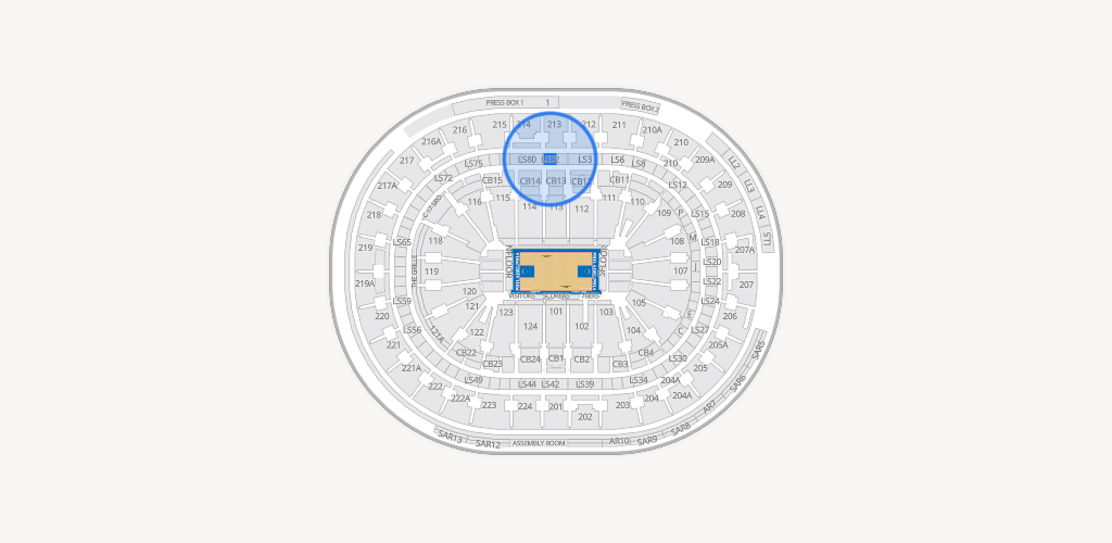 Xfinity Mobile Arena Seating Chart