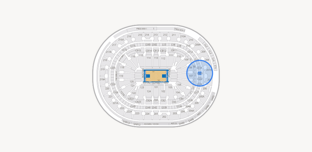 Xfinity Mobile Arena Seating Chart