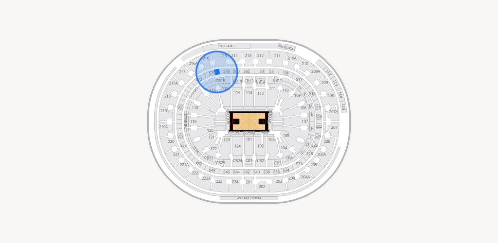 Xfinity Mobile Arena Seating Chart