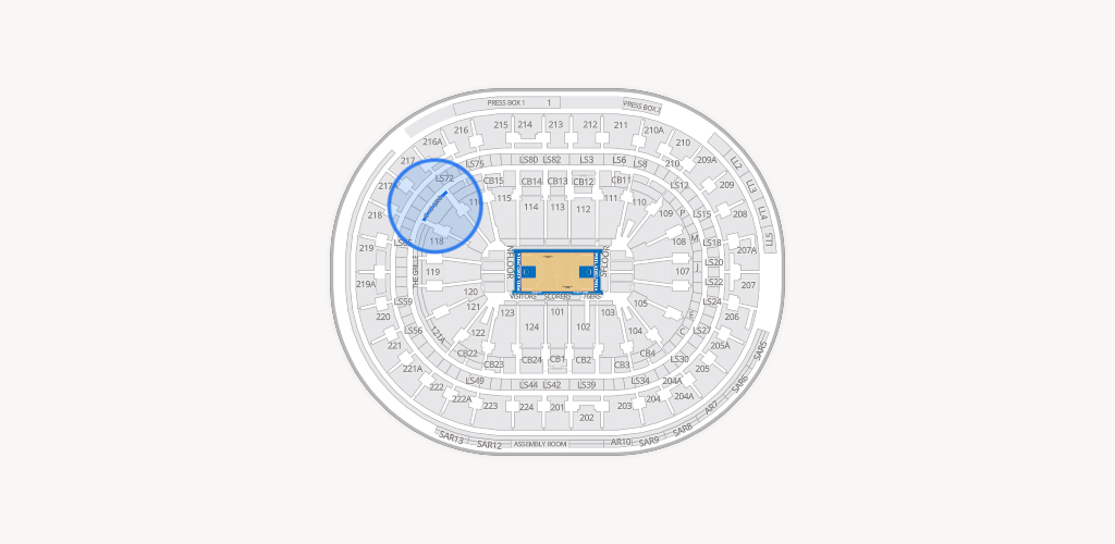 Xfinity Mobile Arena Seating Chart