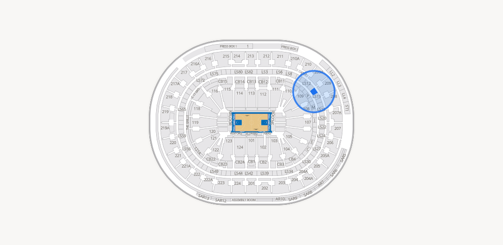 Xfinity Mobile Arena Seating Chart