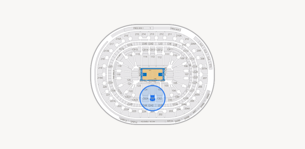 Xfinity Mobile Arena Seating Chart