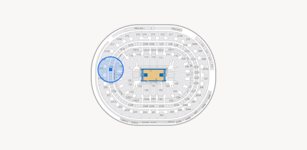 Xfinity Mobile Arena Seating Chart