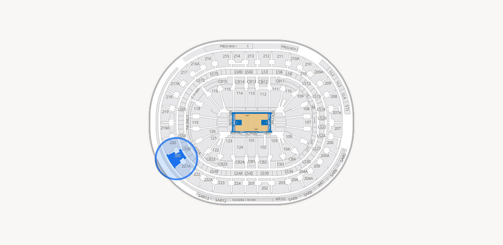 Xfinity Mobile Arena Seating Chart